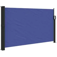 vidaXL Seitenmarkise 120 x 300 cm Blau Polyester