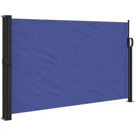 vidaXL Seitenmarkise 120 x 300 cm Blau Polyester