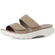 Gabor Rollingsoft Pantolette 66.811.30, Samtchevreau (Veloursleder), Sand (Micro) 40 1⁄2 / beige 40,5