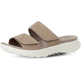 Gabor Rollingsoft Pantolette 66.811.30, Samtchevreau (Veloursleder), Sand (Micro) 40 1⁄2 / beige 40,5