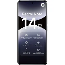 Xiaomi Redmi Note 14 Pro+ 5G 8 GB RAM 256 GB Midnight Black