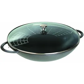 Staub Wok 37 cm, mit Deckel
