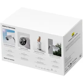 Baseus S1 Pro 3K Dual Outdoor Kamera Weiß