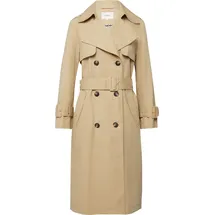 s.Oliver Regular Fit Trenchcoat aus Baumwoll-Lyocell-Mix, beige 34