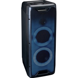 Lenco PA-200 – PA-Anlage 3.0 Party-Lautsprecher (Bluetooth, 100 W) schwarz