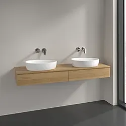 Villeroy und Boch Antao Waschtisch-Unterschrank K17011HN 160x19x50cm, Waschtischplattenfarbe honey oak, honey oak