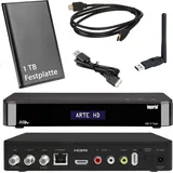 HD TWIN SAT RECEIVER - Imperial HD 7i mit 1TB Festplatte und W-Lan Stick (PVR, USB, LAN, W-Lan, HDMI) Mediacenter, Internetradio, Bluetooth 5.1, SA...