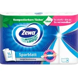 Zewa Küchenrollen WISCH&WEG Sparblatt 2-lagig, 4 Rollen