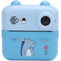 Kinderkamera, Sofortdruckfoto, für Mädchen und Jungen, Kinder-Digitalkamera-Spielzeug, 1080P-HD-Video, IPS-Augenpflegebildschirm, 3 4 5 6 7 8 9 10 11 12 Jahre Alte (Blue)