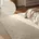 Wollteppich VILLEROY BOCH natur B 120cm H 10mm L 170cm Wolle Teppiche Handgewebt Wolle Kariert Natur 3D-Struktur Karo Wohnzimmer
