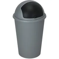 Spetebo Abfalleimer XXL 50 l Grau