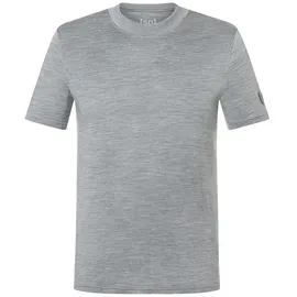 super.natural Casual Rib Bio Kurzarm-t-shirt Cashmere Grey Melange XL