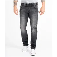 Rock Creek Straight-Jeans Regular Fit Dunkelgrau 42/38