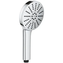 Grohe Vitalio Joy+ 120, wassersparender Duschkopf mit Boost-Funktion für mehr Strahlpower, 8l pro Min (Handbrause mit 3 Strahlarten inkl. AquaBooster, Universalanschluss), chrom, 1348640000