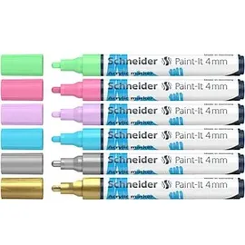 Schneider Paint-It 320 V2 Acrylstifte farbsortiert 4,0 mm, 6 St.