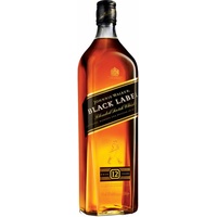 Johnnie Walker Black Label Blended Whisky 12 Jahre Scotch Alkohol 40% 1 L 736502