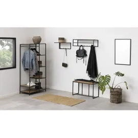 Actona Seaford Garderobe 77 x 165 x 45 cm braun