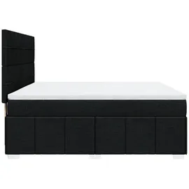 vidaXL Boxspringbett 180 x 200 cm Schwarz