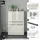 Set One by Musterring Highboard 92 x 140 cm Beige / Braun