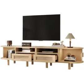 Okwish TV-Board Lowboard 170x40x40 cm Braun Holz