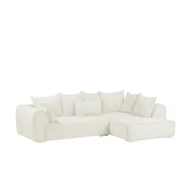 Uno Ecksofa London ¦ creme ¦ Maße (cm): B: 320 H: 72 T: 197.0