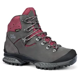Hanwag Tatra II Wide GTX Damen Asphalt/Dark Garnet 37