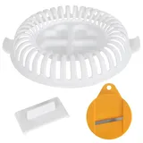 zimoer Chips Maker Mikrowelle, Kartoffelchips Backblech, Mikrowelle Oven Baked Kartoffelchips Maker, Apple Kartoffel Gemüse Crisp Chip Slicer Maker, DIY Öl frei Manueller Chipsmaker für Kartoffel Karotten