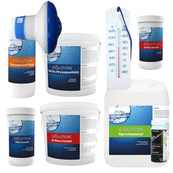 Wasserpflege - Set Chlor / Pflege - Set Maxi