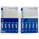 2x Curaprox Interdentalbürste CPS 12  blau  2x 5 Stück (1,3 - 3,2 mm)