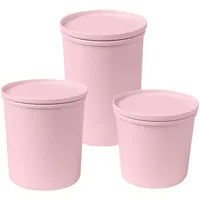 Awave® Frischhaltedose rPET 500/800/1.000 ml Set 3-teilig | Rosa