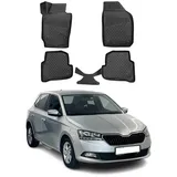 Omac 6614444 Fußmattensatz Menge: 4, Schwarz TPE (thermoplastischer Elastomer)