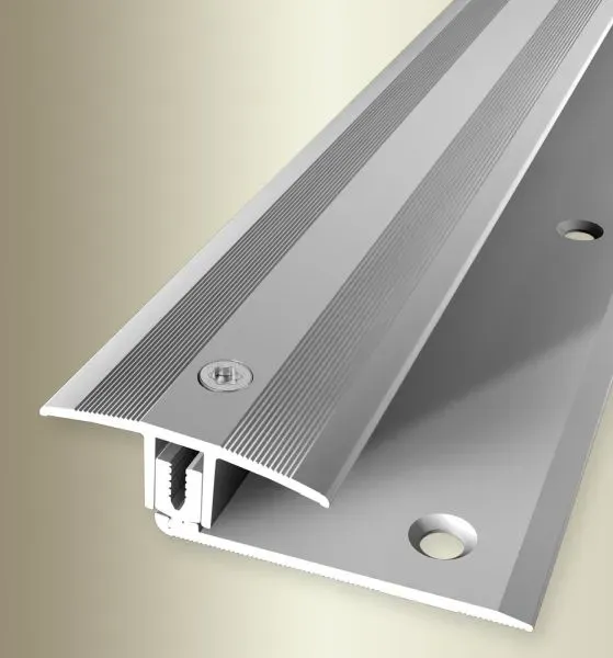 PARKETTFREUND Übergangsprofil COMBI+ PF 888 100 cm 7 - 17 mm Alu elox. Farbe Silber