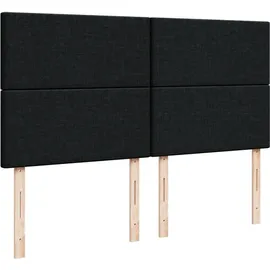 vidaXL Boxspringbett 180 x 200 cm Schwarz