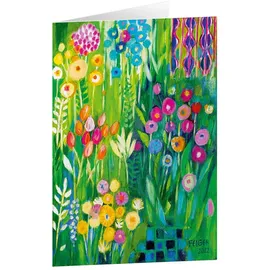 Adeo Verlag Kunstkarten "Frühlingsblumen" 6 Stk.