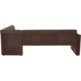exxpo - sofa fashion Essbank EXXPO - SOFA FASHION "Barista, bequem und elegant, hohe Bodenfreiheit", braun, B:245cm H:83cm T:159cm, Luxus-Microfaser (100% Polyester), Sitzbänke, Essbank, Eckbank Barista bequem und elegant, hochwertige Detailverarbeitung