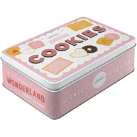 Nostalgic-Art Retro Vorratsdose Flach, 2,5 l, Wonder Cookies –