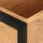 vidaXL Pflanzkübel 60 x 20 x 68 cm Schwarz