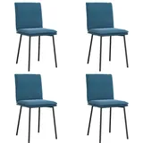 deluke Esszimmerstuhl VERA Samt Blau 4er Set