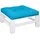 vidaXL Palettenkissen 70 x 70 x 12 cm blau 1 St.