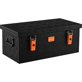 AluBox Werkzeugkiste 45 Liter Schwarz