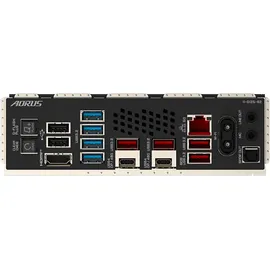 Gigabyte X870E AORUS Master Mainboard - Unterstützt AMD Ryzen 9000 CPUs, 16+2+2 Phasen, bis zu 8600MHz DDR5, Wi-Fi 7, 10GbE LAN