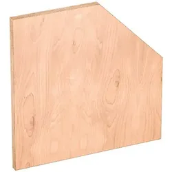 Holz-Arbeitsplatte ∙ Fünfeck ∙ V6000-0860