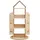 [en.casa] Kinderregal Sanköre 122 x 64 x 43 cm Kiefernholz natur beige