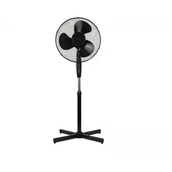 Nordic Home Culture Standventilator Schwarz