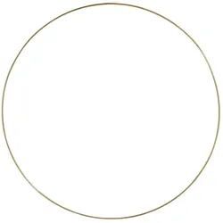 Deko-Ring Hoop, gold Metall, Durchmesser 60 cm