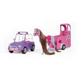 Simba Puppenzubehör Pferdeanhänger für 29 cm Puppen Rosa 104663354