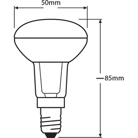 Osram LED Reflektor R50 4058075433342 2,6 W E14 neutralweiß 1 St.