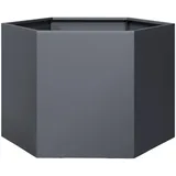 vidaXL Pflanzkübel 69 x 60 x 45 cm Anthrazit