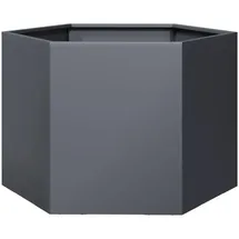 vidaXL Pflanzkübel 69 x 60 x 45 cm Anthrazit