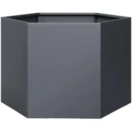 vidaXL Pflanzkübel 69 x 60 x 45 cm Anthrazit